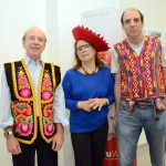 Drausio Tabuso, da Tabuso Turismo, Ivanylda Havelange, da I.H. Tour, e  Pedro Miracca, da P.A.M Turismo