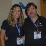 Daniella Barros e Ricardo Silva, da American Airlines