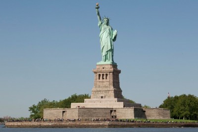 A Esttua da Liberdade, smbolo da Cidade de Nova York,  um dos locais mais visitados por turistas do mundo todo (Divulgao NYC  Company / Marley White)