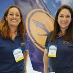 Patricia Fusaro e Andrea Cox, da Lufthansa