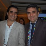 Philippe Savo, da The Marketing Collection, com Marcelo Patelli, da CVC