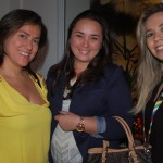 Fernanda Machado, da TMT Travel, com Juliana Marches e Taisa Silva, da Submarino Viagens