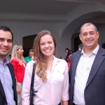 Gilson Azevedo, da Copa Airlines com Bruna Castro e Adriano Gomes, da CVC