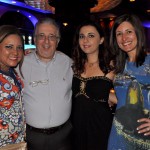 Marisol Berrios, Leslie Benveniste e Josephine Aldo, de Tampa Bay, com Andrea Gabel, de St. Pete Clearwater