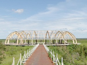 Memorial Marechal Cândido Rondon, em Mato Grosso. (Foto: Reprodução/TVCA)