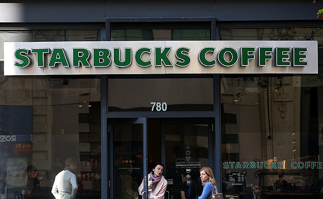 Fachada de um Starbucks em San Francisco, na Califrnia