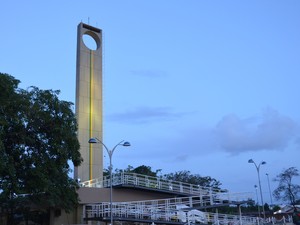 Monumento Marco Zero do Equador, onde evento será realizado (Foto: Graziela Miranda/G1)