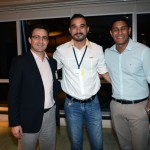 Rogerio Mendes, Ricardo Coelho e Lucas Estevan, da CVC
