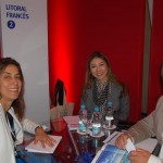 Liliane Jacob, da Visual, Ana Taquecita, da New Age, e Claude Maniscalco, do Turismo de Saint Tropez