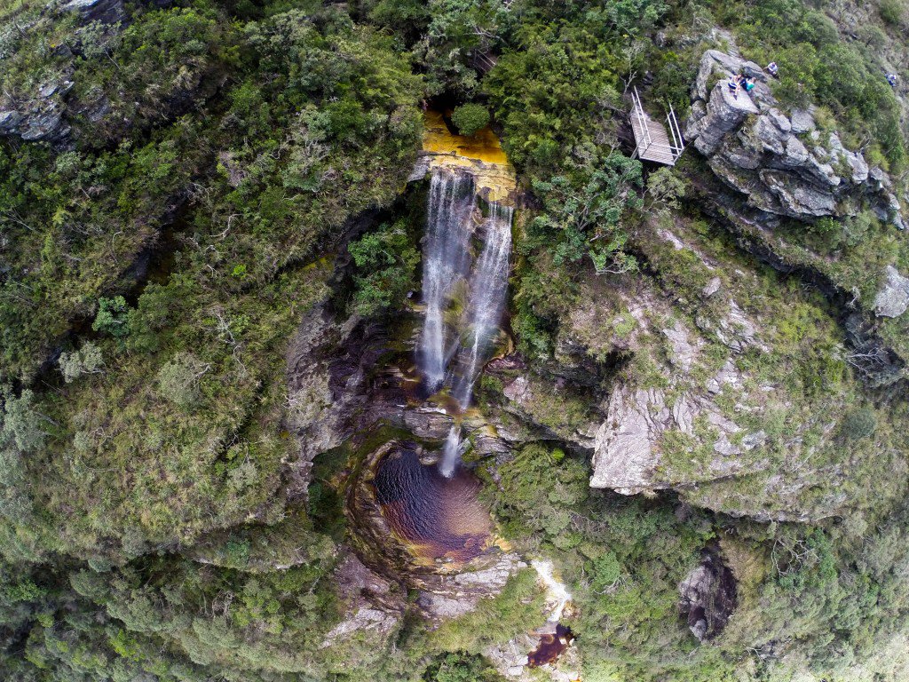 Cachoeira Janela do Cu, em Conceio do Ibitipoca, em Minas Gerais