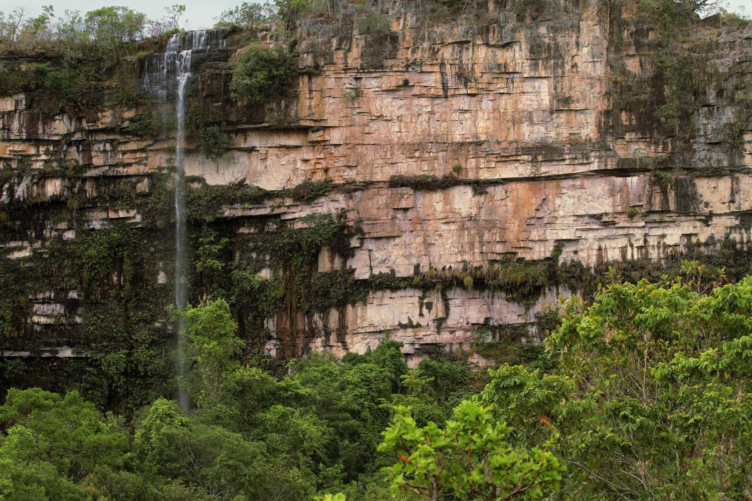 Bateia I, uma das opes de cachoeiras na Serra do Roncador, no Mato Grosso