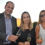 Cesar Nunes, da GJP, Liege Pretel, da Pleme7 CVC, e Viviane Silva, da Flytour Viagens