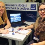 Lina Nel, da Newmark Hotels Reserves  Lodges, e Celia Lima, da Nova Operadora