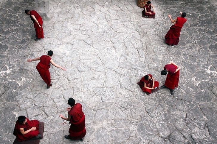 23. Monges em Lhasa, Tibet