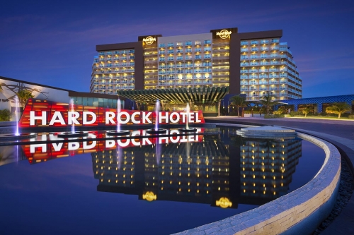 Uma das unidades Hard Rock Hotel pelo mundo