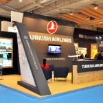 Estande da Turkish Airlines