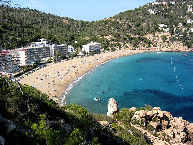 Praia Blue Marlin, em Ibiza