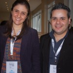 Mel Lorenzo, da TUI Brasil, e Diogo Racanicchi, da CVC Brasil