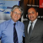 Miguel Andrade, diretor da Transmundi, e Marcelo Abreu, gerente de Vendas da Emirates para o Rio