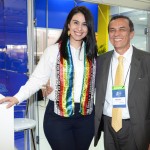 Luciana Fernandes, do ME e Marcos Almeida, da Bahiatursa
