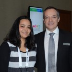 Roberta Farina, da McKinsey  Company, e Gerson Morales, do Hilton
