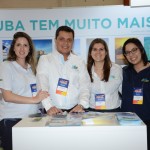 Daniela Donzelli, Carlos Barbosa, Erica Salvagni, e Beatriz Yumi, do Turismo de Aruba