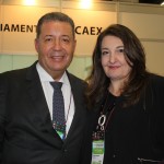 Alexandre Sampaio, presidente da FBHA e Magda Nassar, presidente da Braztoa