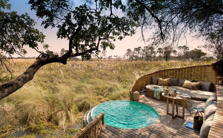 Lodge da AndBeyond em Botswana - Sandibe Okavango Safari Lodge 