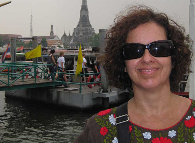 A professora Luciana Malheiros, de SP, que costuma viajar sozinha_ Foto:Arquivo pessoal