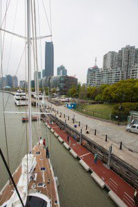  a primeira vez que um barco a vela brasileiro chega  China
