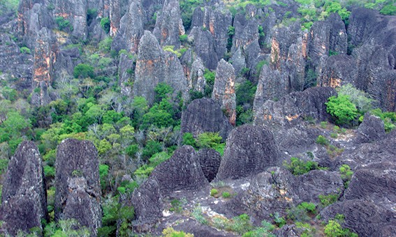 Visitantes estão sem poder contemplar as belezas da Cidade de Pedra, no Parque Ecológico João Basso
