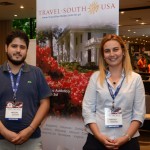 Anderson Rueda e Patricia Bartels, da Travel South USA