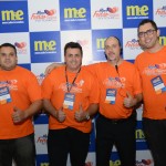 Marcos Rodrigues, alexandre Gomes, Ary Xavier e Matheus Pompeu, da Flytour