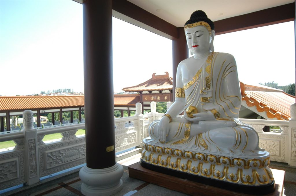 O espao  muito visitado por interessados no budismo e pela sua beleza Foto: Divulgao