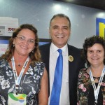 Ruth Avelino, presidente da PBTur, Nelson Pelegrino, da Bahia, e Ana Costa, da Emprotur