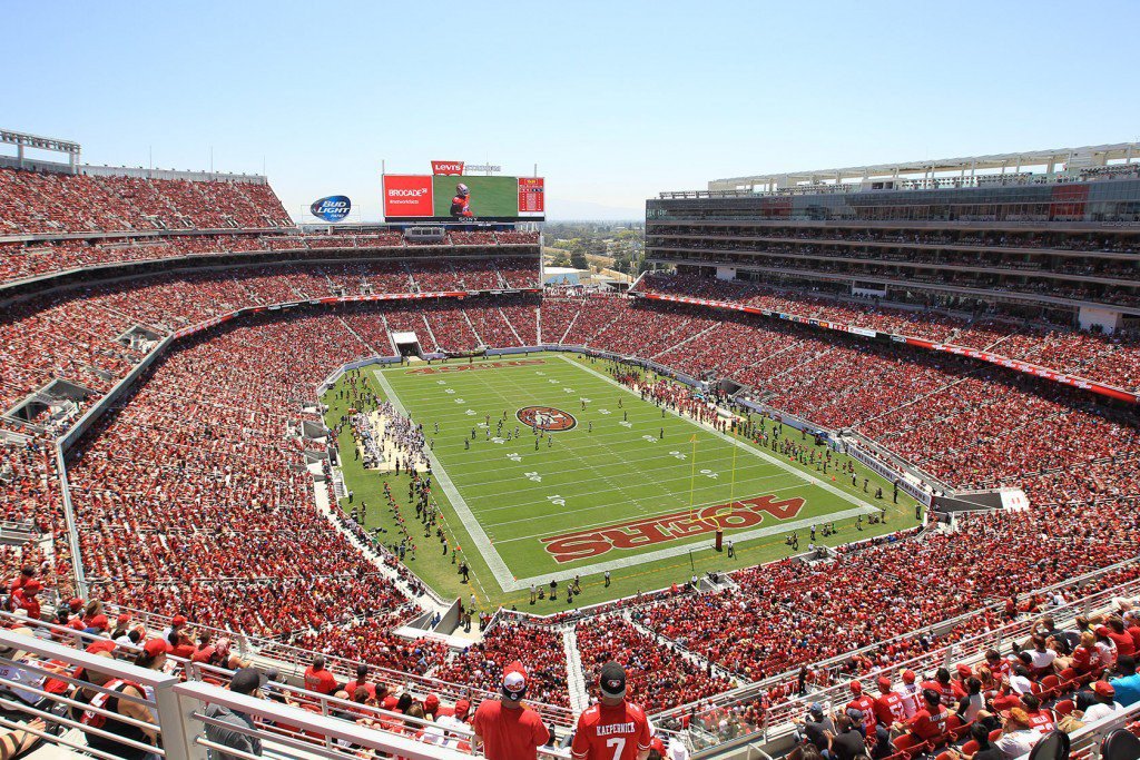 O Levis Stadium, casa do San Francisco 49ers, ser palco do maior eventos esportivo dos Estados Unidos