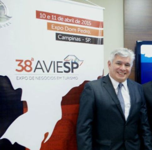 Marcelo Matera, presidente da AVIESP: esperamos receber mais de 5 mil profissionais de turismo
