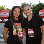 Ana Paula Correia, da Paradise Tours, e Marcelo Nina, da Argo Tours