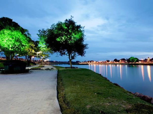 O Parque Ambiental de Paragominas, o Lago Verde, a Praça Célio Miranda e o Terminal Rodoviário foram os lugares escolhidos para receber a ação dos agentes de turismo. (Foto: Clayton Dias)