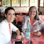 Nathalia Faccin, da Bon Voyage, e Ana Rosa Matos, da Onlinetur