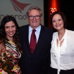Alessandra Tortora, da Alitalia, Goiacia Alves Guimares, e Sandra Passeto, da Air Canada