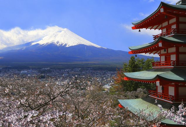 Hospedagem em estilo medieval prxima ao monte Fuji