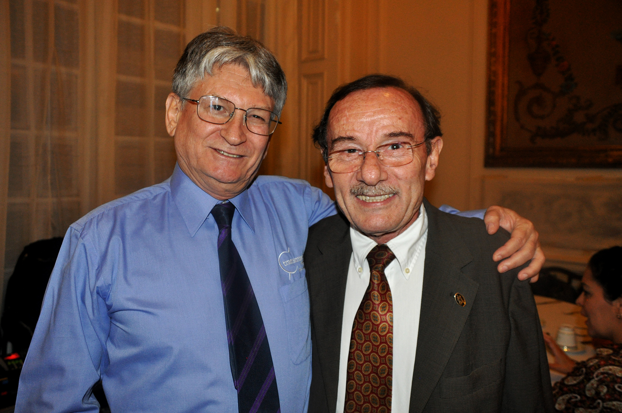 Miguel Andrade, diretor da Transmundi, e George Irmes, da ABAV-RJ