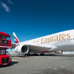 Comparativo entre um A380 e um nibus de dois andares