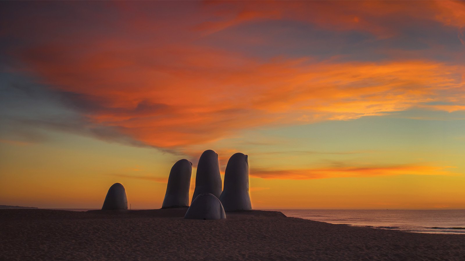 Pr do Sol em Punta del Este, Uruguai (foto: Acervo)