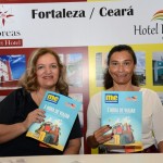 Mirna Figueiredo, da Boreas Apart Hotel, e Francisca Alves, do Hotel Litoral Fortaleza
