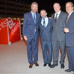 Marcos Vicelli, Helder Monari, Claudio Mercadante e Carlito Fonseca, da Construtora Fonseca  Mercadante