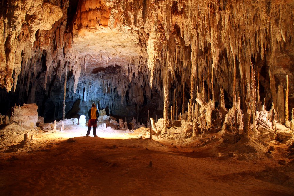 Interior da So Bernardo, uma das cavernas do complexo de Terra Ronca, no extremo nordeste de Gois