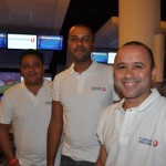 Wellington Fonseca, Danilo Santana e Celso Oliveira, da Queensberry 