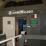 Entrada do simulador da A320